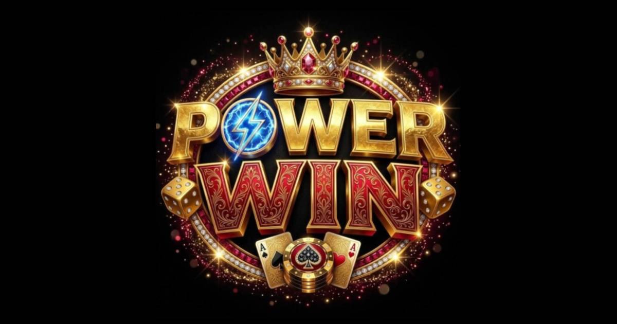 Main PowerWin Casino banner showing the platform on mobile and desktop